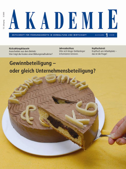 Abbildung eines Exemplars der Verbandszeitschrift AKADEMIE