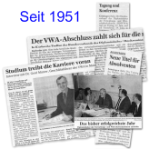 Zukunftssicherung seit �ber 50 	Jahren - der BDIVWA pflegt die Tradition des Weitblicks